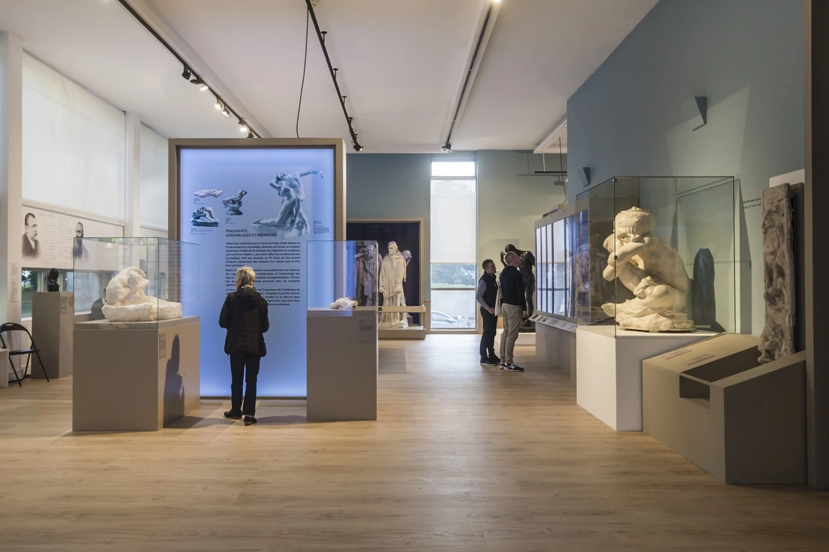 galerie consacrée à Auguste Rodin au musee beaux arts calais