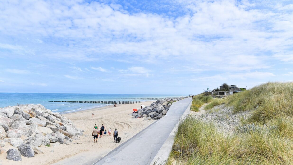 sangatte plage digue